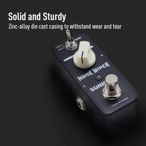  [아마존베스트]SONICAKE Noise Wiper True Bypass Noise Gate Guitar Bass Effects Pedal