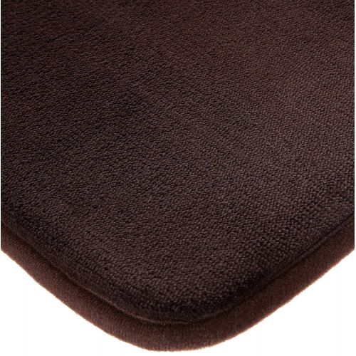  AmazonBasics Non-Slip Memory Foam Bath Mat 18 x 28, Dark Brown