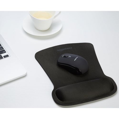  AmazonBasics Gel Computer Mouse Pad with Wrist Support Rest