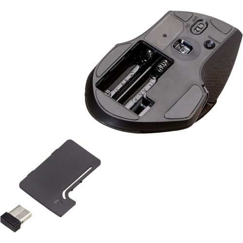  AmazonBasics Full-Size Ergonomic Wireless PC Mouse with Fast Scrolling