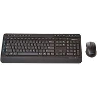 AmazonBasics Wireless Computer Keyboard and Mouse Combo - Full Size - US Layout (QWERTY)