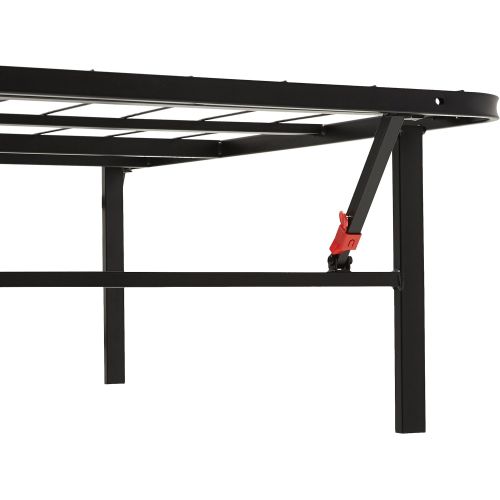  AmazonBasics Foldable Metal Platform Bed Frame for Under-Bed Storage - Tools-free Assembly, No Box Spring Needed - Full