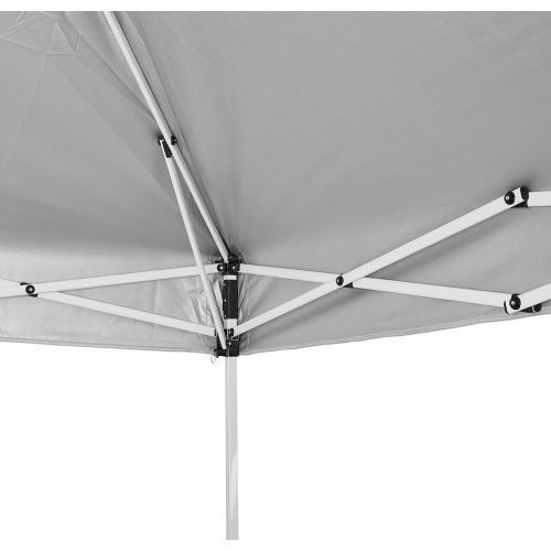  AmazonBasics Pop-Up Canopy Tent, 10 x 10 Foot, Grey