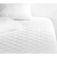 AmazonBasics Hypoallergenic Quilted Mattress Topper Pad Cover - 18 Inch Deep, Twin