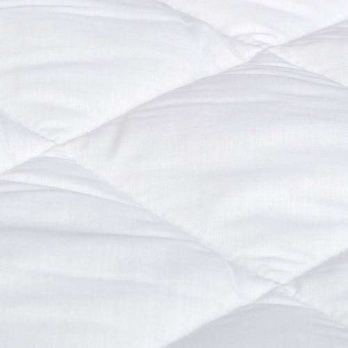  AmazonBasics Hypoallergenic Quilted Mattress Topper Pad Cover - 18 Inch Deep, King