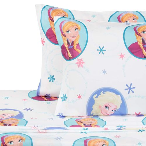  AmazonBasics by Disney Frozen Swirl Bed Sheet Set, Full