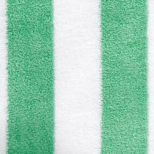  AmazonBasics Cabana Stripe Beach Towel - Pack of 2, Green