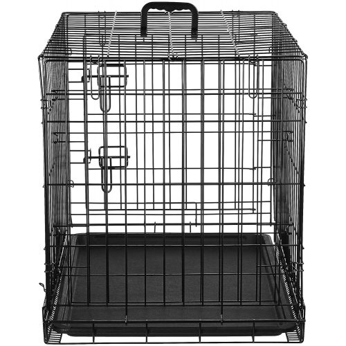  AmazonBasics Single Door & Double Door Folding Metal Dog Crate