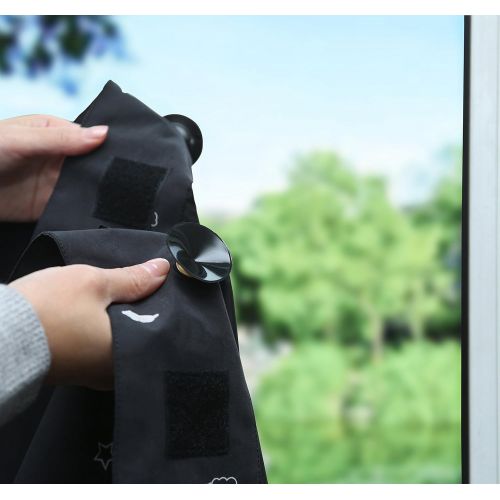  [아마존 핫딜]  [아마존핫딜]AmazonBasics Portable Baby Travel Window Blackout Blind Shades with Suction Cups