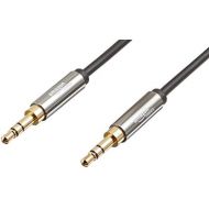 [아마존베스트]AmazonBasics 3.5 mm Male to Male Stereo Audio Aux Cable, 4 Feet, 1.2 Meters