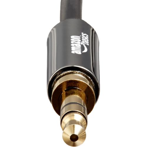  [아마존베스트]AmazonBasics 3.5 mm Male to Male Stereo Audio Aux Cable, 4 Feet, 1.2 Meters