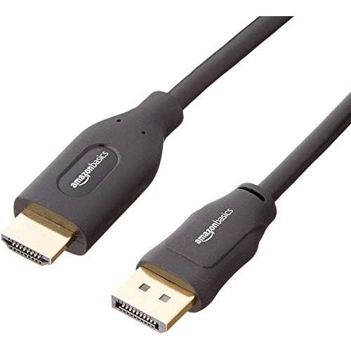  [아마존베스트]AmazonBasics DisplayPort to HDMI Display Cable - 6 Feet