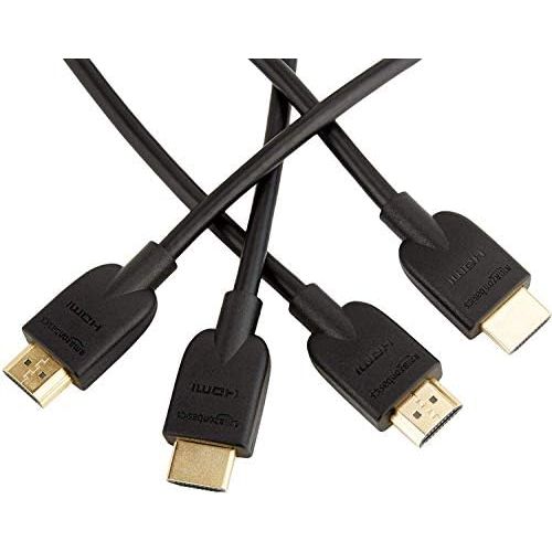  [아마존베스트]AmazonBasics High-Speed HDMI Cable, 3 Feet, 2-Pack