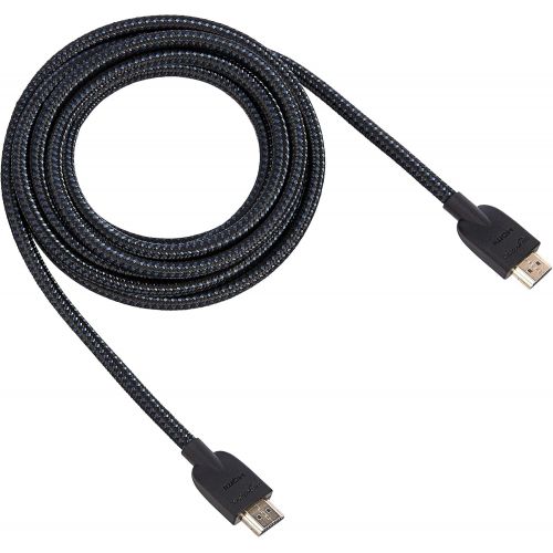  [아마존베스트]AmazonBasics Braided 4k HDMI to HDMI Cable - 10-Foot