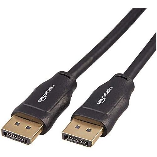 [아마존베스트]AmazonBasics DisplayPort to DisplayPort HD Display Cable - 6 Feet