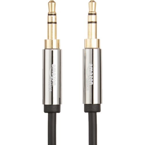 [아마존베스트]AmazonBasics 3.5 mm Male to Male Stereo Audio Cable, 8 Feet, 2.4 Meters
