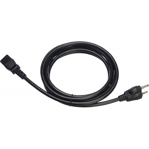  [아마존베스트]AmazonBasics Computer Monitor TV Replacement Power Cord - 10-Foot, Black