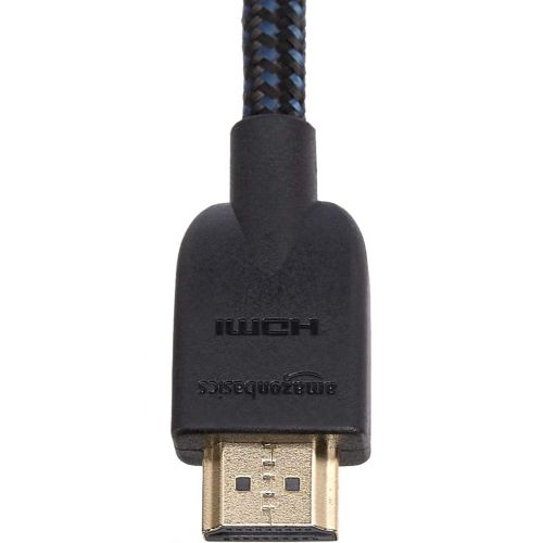  [아마존베스트]AmazonBasics Braided HDMI Cable - 6-Foot