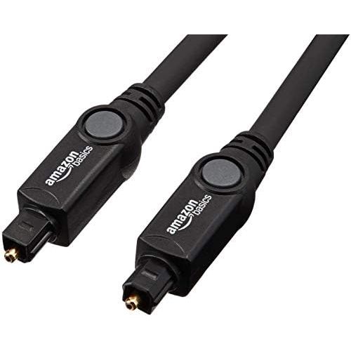  [아마존베스트]AmazonBasics Digital Optical Audio Toslink Sound Bar TV Cable - 9.8 Feet