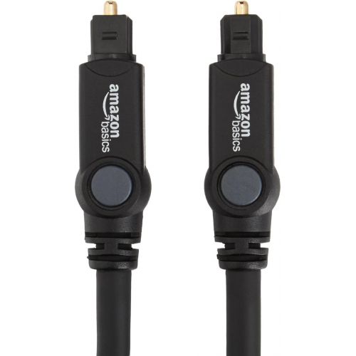  [아마존베스트]AmazonBasics Digital Optical Audio Toslink Sound Bar TV Cable - 9.8 Feet