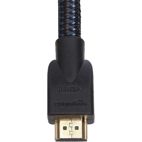  [아마존베스트]AmazonBasics Braided 4K HDMI to HDMI Cable - 15-Foot