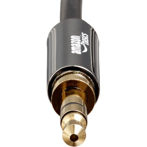  [아마존베스트]AmazonBasics 3.5 mm Male to Male Stereo Audio Aux Cable, 4 Feet, 1.2 Meters, 2-Pack