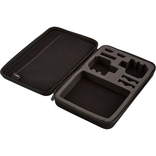  [아마존베스트]AmazonBasics Large Carrying Case for GoPro And Accessories - 13 x 9 x 2.5 Inches, Black