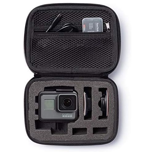  [아마존베스트]AmazonBasics Extra Small GoPro And Accessories Case - 6.5 x 5 x 2.5 Inches, Black