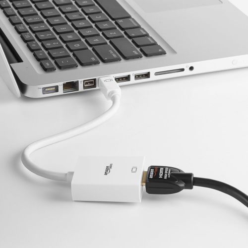  [아마존베스트]AmazonBasics Mini DisplayPort Thunderbolt to HDMI Adapter - Compatible with Apple iMac and MacBook