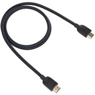 [아마존베스트]AmazonBasics Braided 4K HDMI to HDMI Cable - 3-Foot