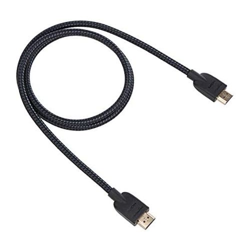  [아마존베스트]AmazonBasics Braided 4K HDMI to HDMI Cable - 3-Foot