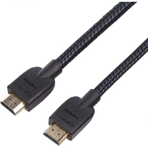  [아마존베스트]AmazonBasics Braided 4K HDMI to HDMI Cable - 3-Foot
