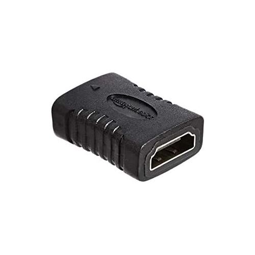  [아마존베스트]AmazonBasics HDMI Female to Female Coupler Adapter, 29 x 22mm, Black