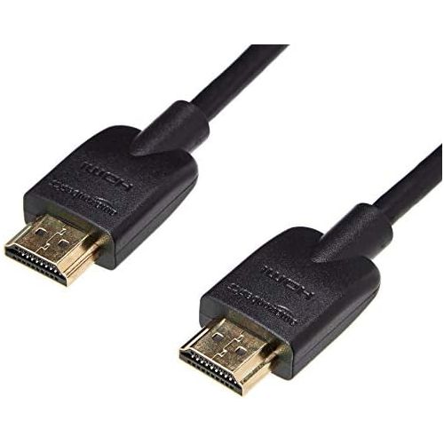  [아마존베스트]AmazonBasics Flexible Premium HDMI Cable - 1 Foot, Black