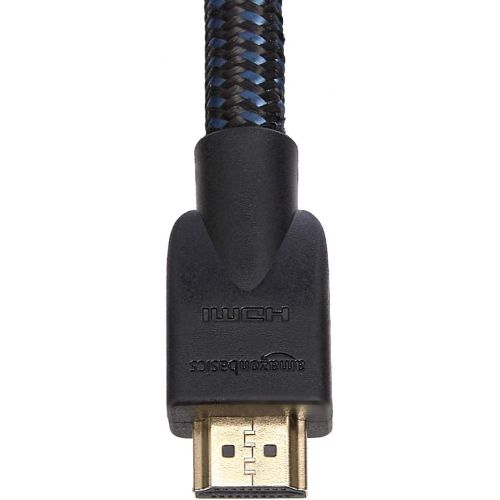  [아마존베스트]AmazonBasics Braided 4K HDMI to HDMI Cable - 25-Foot
