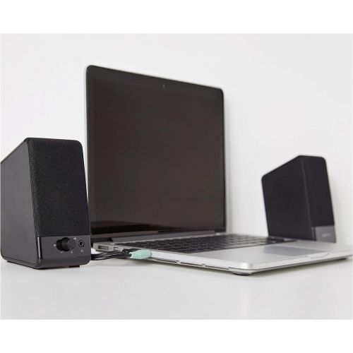  [아마존베스트]AmazonBasics Computer Speakers for Desktop or Laptop PC | USB-Powered