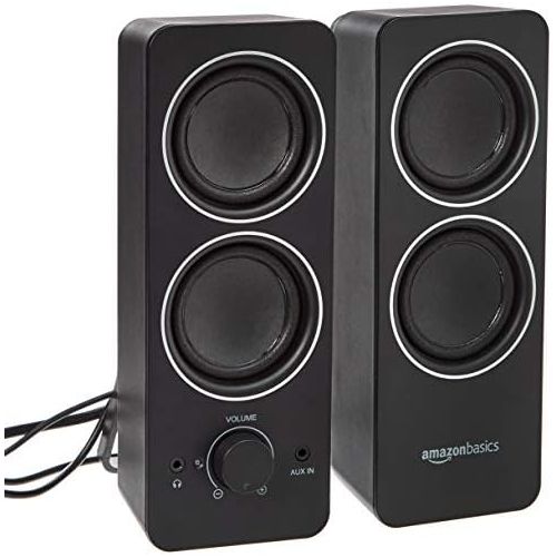  [아마존베스트]AmazonBasics AC Powered PC Multimedia External Speakers