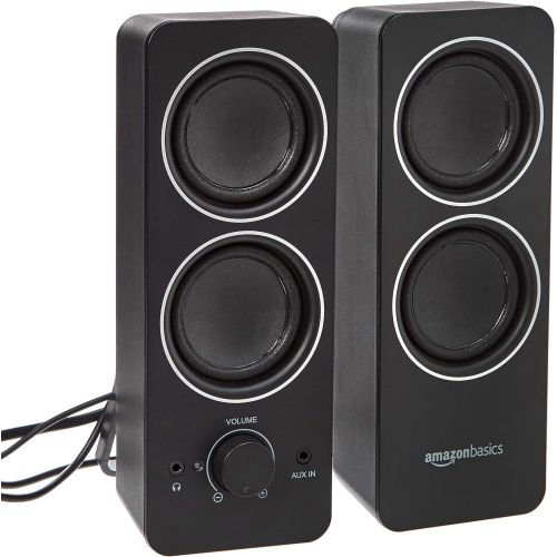  [아마존베스트]AmazonBasics AC Powered PC Multimedia External Speakers