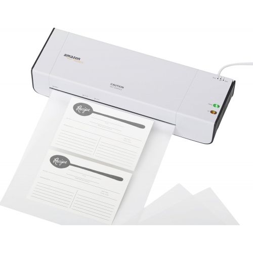  [아마존베스트]AmazonBasics Clear Thermal Laminating Plastic Paper Laminator Sheets - 8.9 Inch x 11.4 Inch, 200-Pack