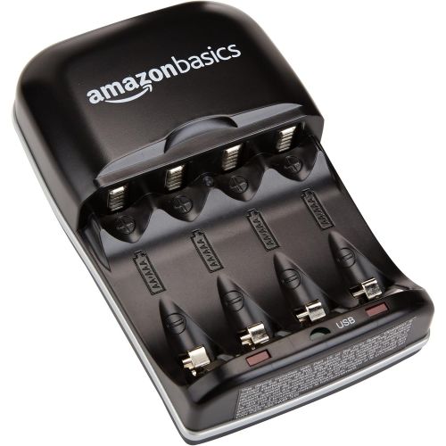  [아마존베스트]AmazonBasics Ni-MH AA & AAA Battery Charger With USB Port for Rechargeable Batteries