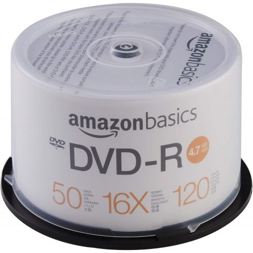  [아마존베스트]AmazonBasics 4.7 GB blank 16x DVD+R - 50 Pack Spindle