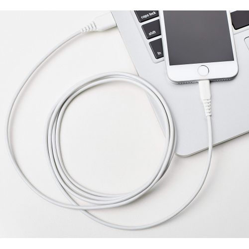  [아마존베스트]AmazonBasics Lightning to USB A Cable, MFi Certified iPhone Charger, White, 6 Foot