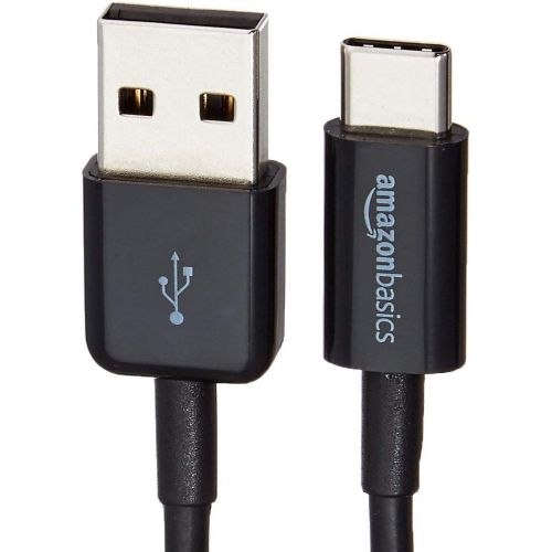  [아마존베스트]AmazonBasics USB Type-C to USB-A 2.0 Male Charger Cable - 6 Feet (1.8 Meters) - Black