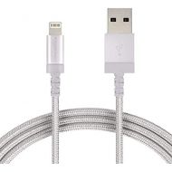 [아마존베스트]AmazonBasics Nylon Braided Lightning to USB A Cable, MFi Certified iPhone Charger, Silver, 6 Foot