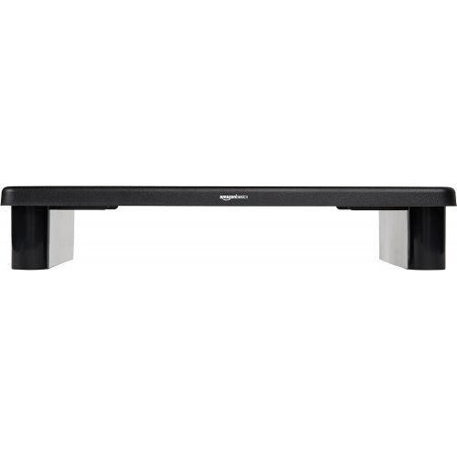  [아마존베스트]AmazonBasics Adjustable Computer Monitor Riser Desk Stand