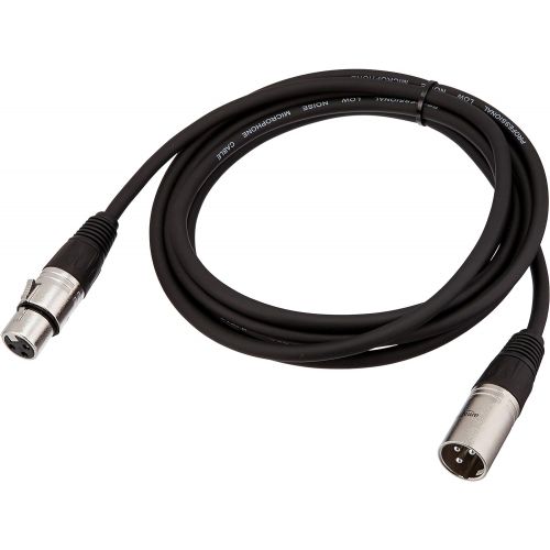  [아마존베스트]AmazonBasics XLR Male to Female Microphone Cable - 10 Feet, Black