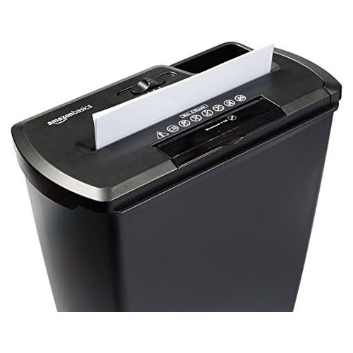  [아마존베스트]AmazonBasics 8-Sheet Strip-Cut Paper, CD and Credit Card Home Office Shredder