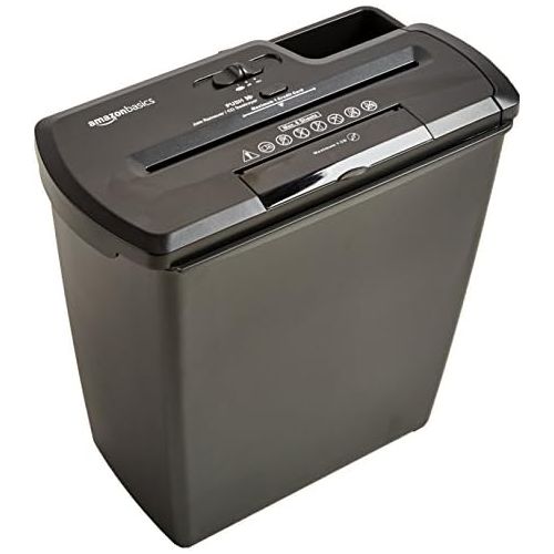  [아마존베스트]AmazonBasics 8-Sheet Strip-Cut Paper, CD and Credit Card Home Office Shredder