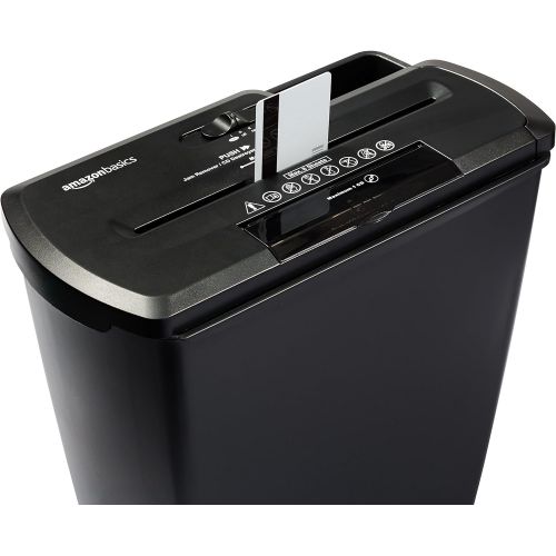  [아마존베스트]AmazonBasics 8-Sheet Strip-Cut Paper, CD and Credit Card Home Office Shredder