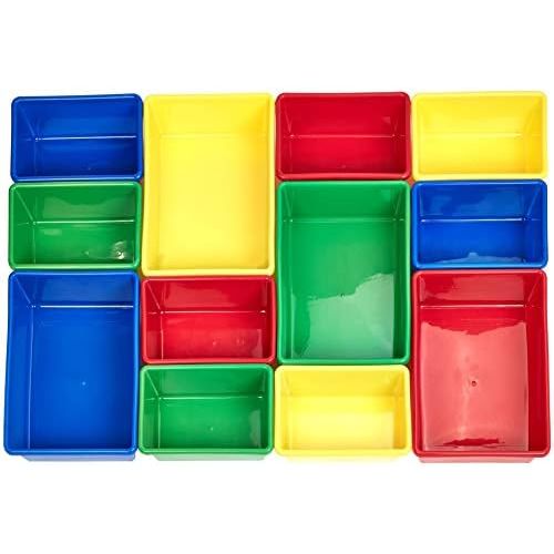  [아마존베스트]AmazonBasics Kids Toy Storage Organizer Bins - Natural/Primary